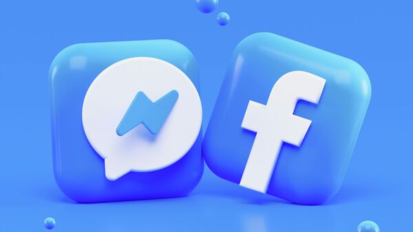 Los logos de Facebook y Messenger - Sputnik Mundo