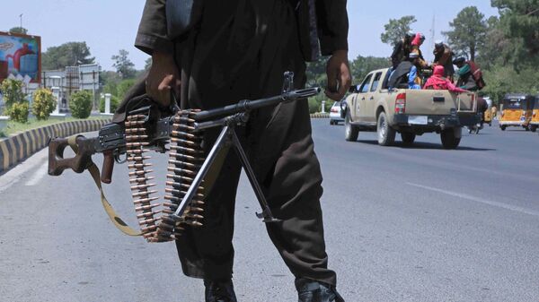 Боевик Талибана* на улице в афганском городе Герат - Sputnik Mundo