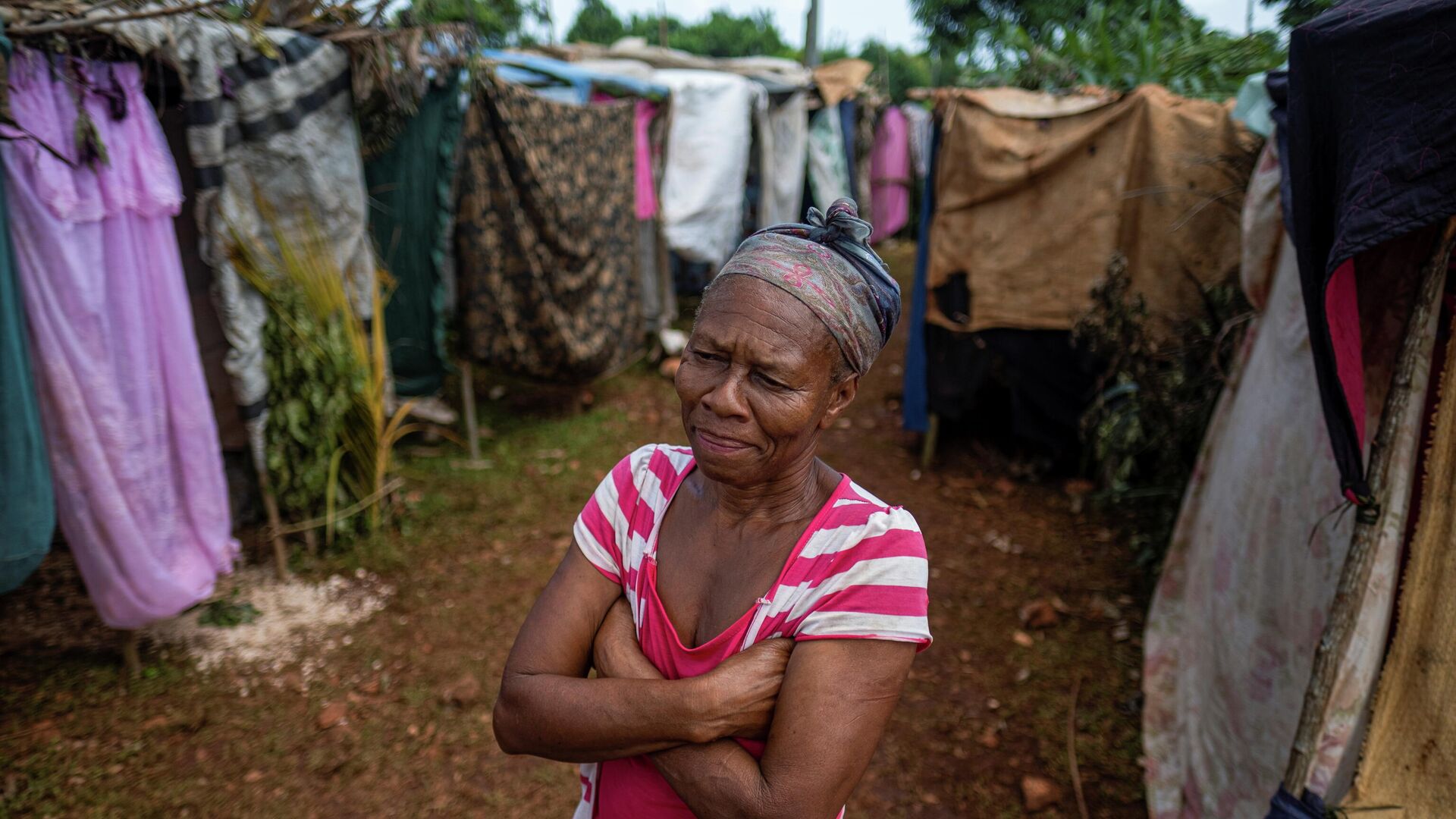 Haitianos viven en las carpas tras el terremoto - Sputnik Mundo, 1920, 26.08.2021