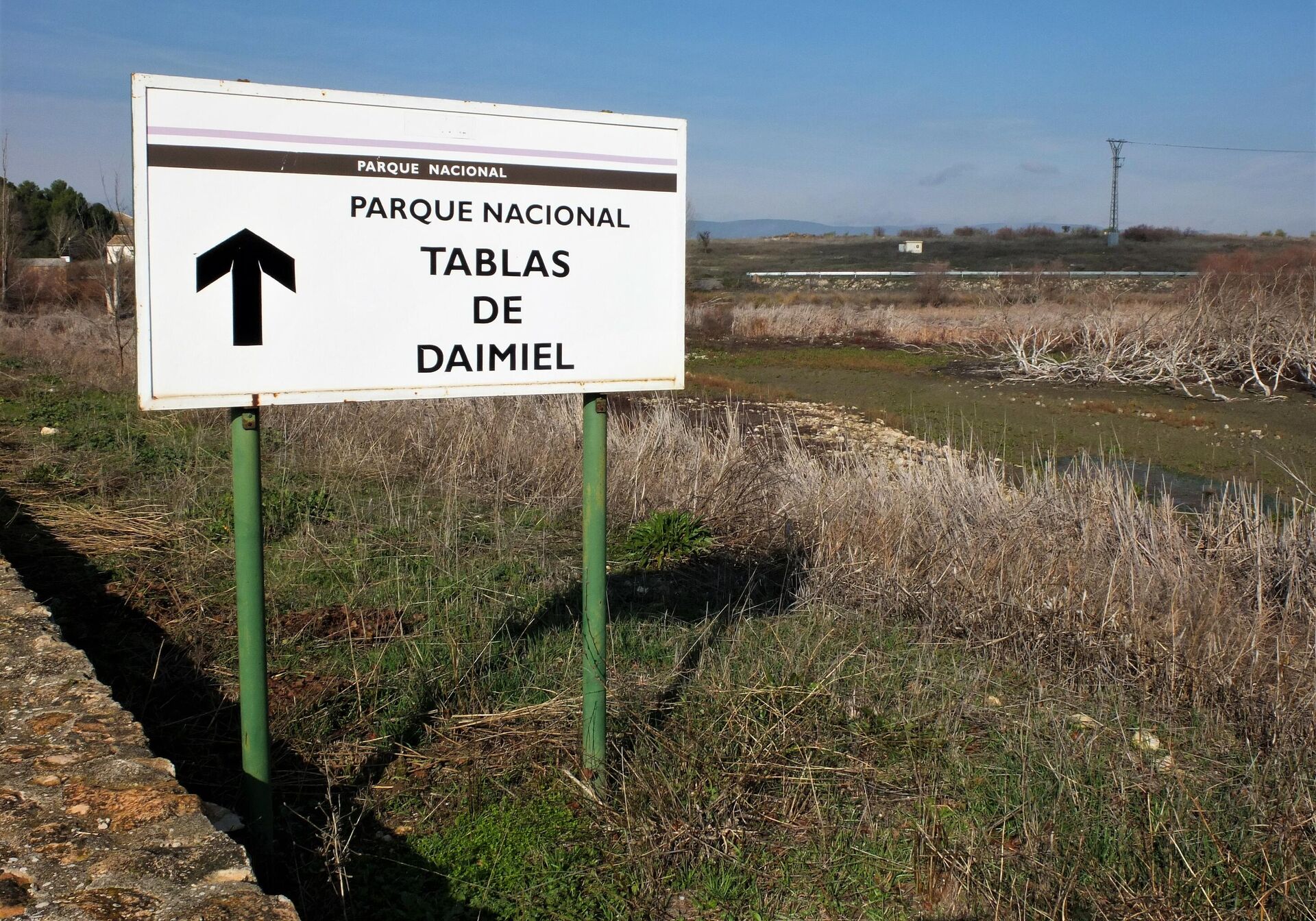 Indicación de entrada a Las Tablas de Daimiel, Parque Natural de Ciudad Real (España) - Sputnik Mundo, 1920, 27.08.2021