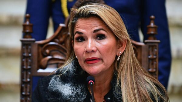 Jeanine Áñez, expresidenta interina de Bolivia - Sputnik Mundo