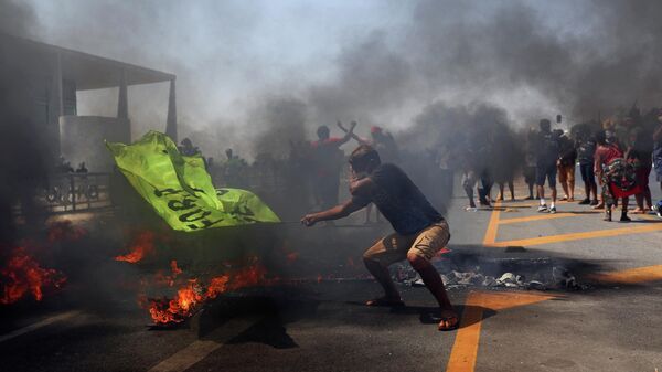 Protestas en Brasilia, Brasil - Sputnik Mundo