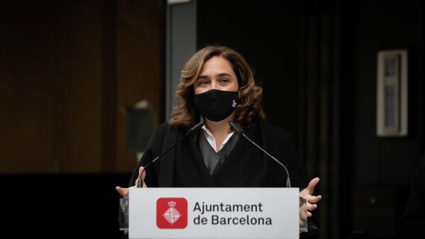 Ada Colau, la alcaldesa de Barcelona, - Sputnik Mundo