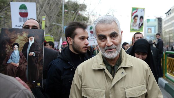 El general iraní Qasem Soleimani, comandante de las fuerzas especiales Quds - Sputnik Mundo