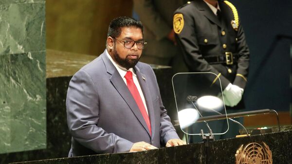 Mohamed Irfaan Ali, presidente de Guyana - Sputnik Mundo