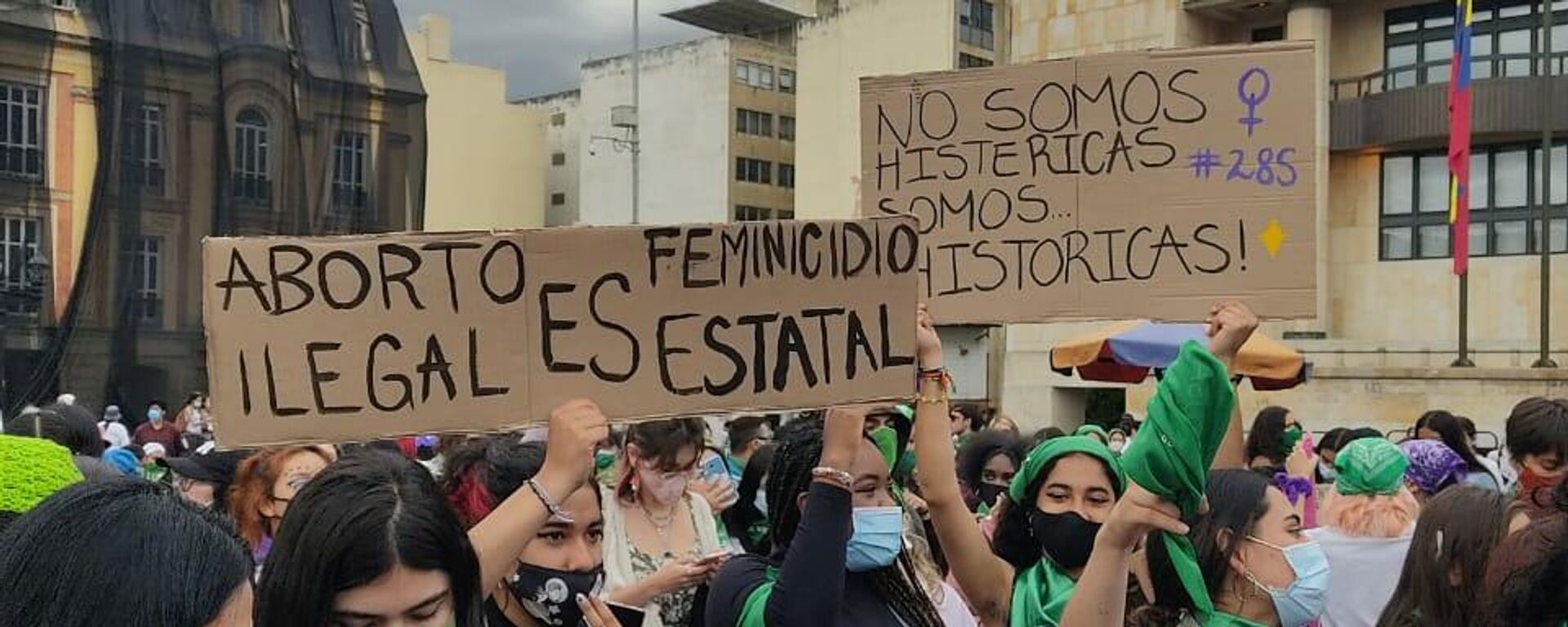 Feministas marchan en Colombia por la despenalización del aborto - Sputnik Mundo, 1920, 12.07.2022