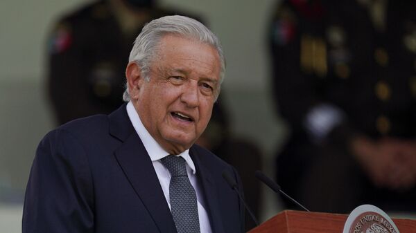 Andrés Manuel López Obrador, presidente de México, - Sputnik Mundo
