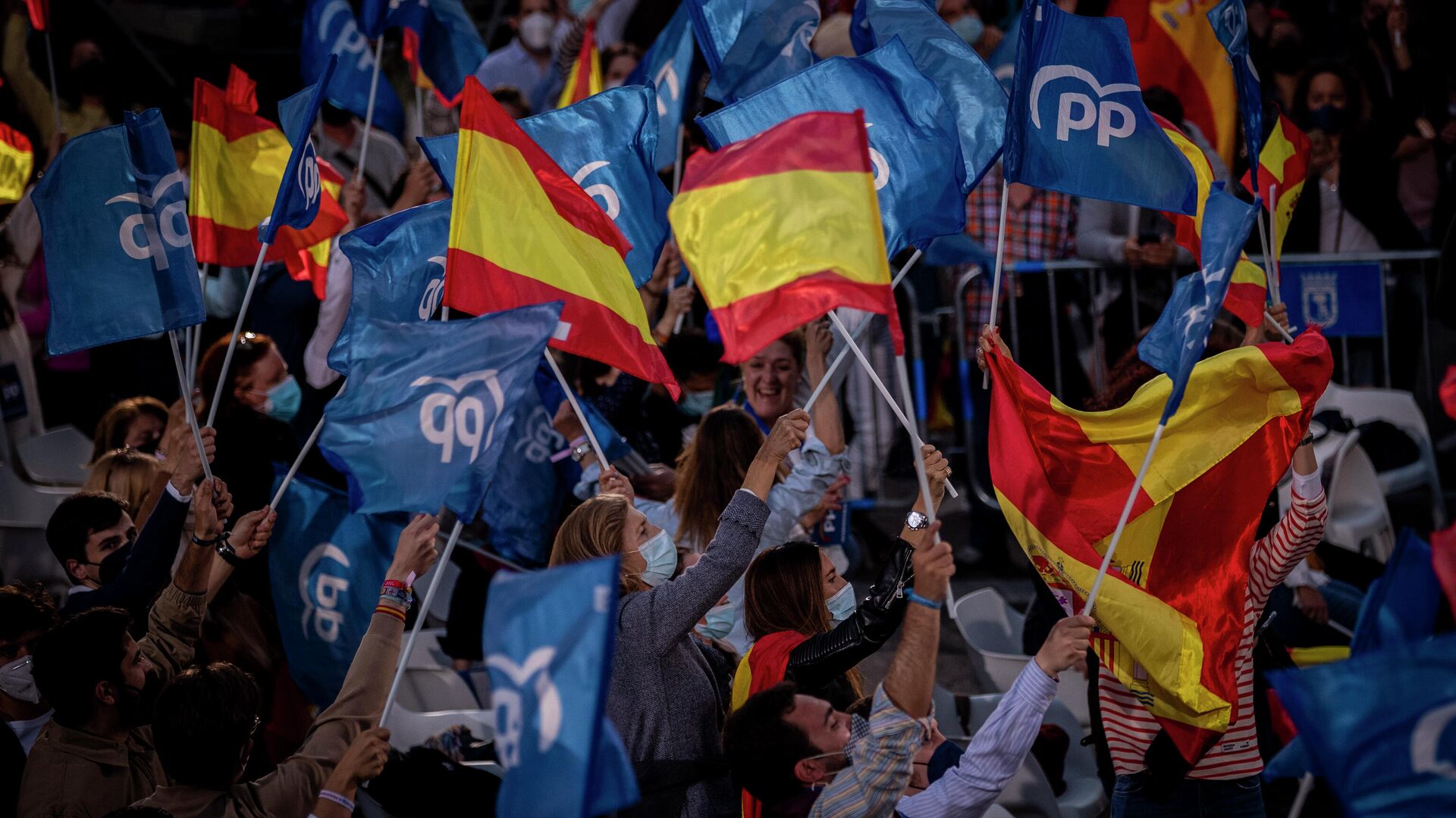 Los partidarios del Partido Popular español - Sputnik Mundo, 1920, 09.07.2023