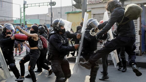 Disturbios en México - Sputnik Mundo