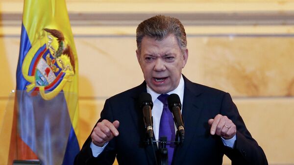 El expresidente colombiano Juan Manuel Santos - Sputnik Mundo