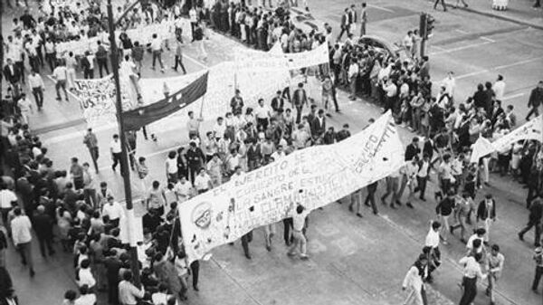 Movimiento estudiantil de 1968 en México - Sputnik Mundo