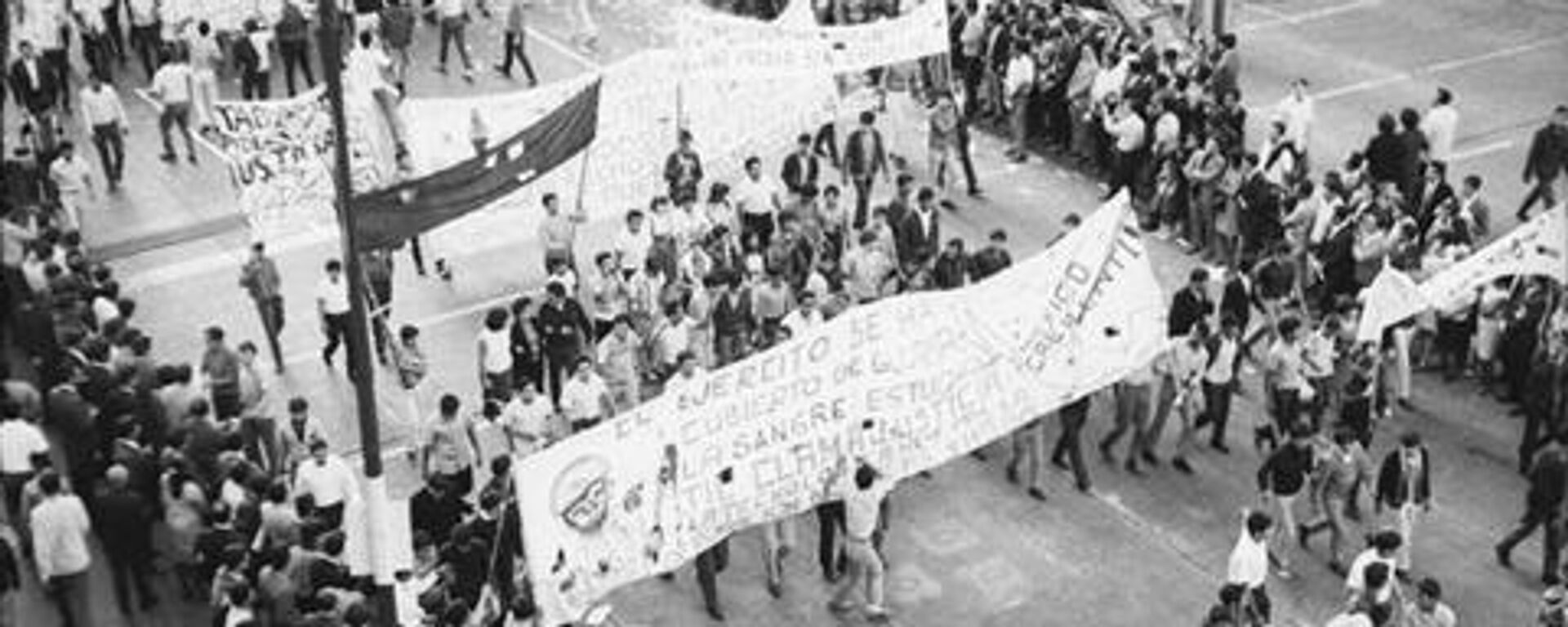 Movimiento estudiantil de 1968 en México - Sputnik Mundo, 1920, 08.10.2021