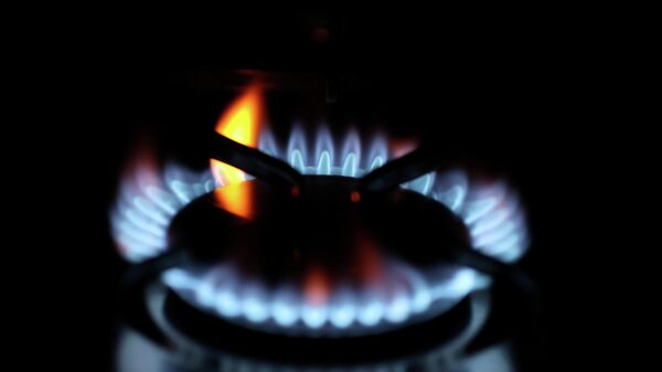 Las llamas de gas doméstico en un estufa - Sputnik Mundo