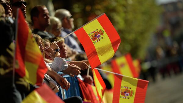 Festejo del Día de la Hispanidad en España - Sputnik Mundo