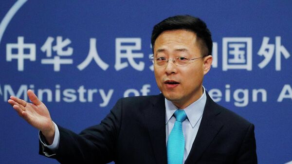 Zhao Lijian, el portavoz del Ministerio de Exteriores chino (archivo) - Sputnik Mundo