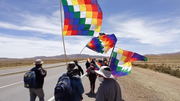 Víctimas de las masacres de 2019 marchan hacia La Paz en reclamo de justicia - Sputnik Mundo