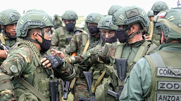 Ejercicios militares en Venezuela  - Sputnik Mundo