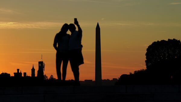 Selfie en Washington, EEUU - Sputnik Mundo