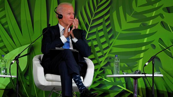Joe Biden durante la Conferencia de las Naciones Unidas sobre el Cambio Climático - Sputnik Mundo