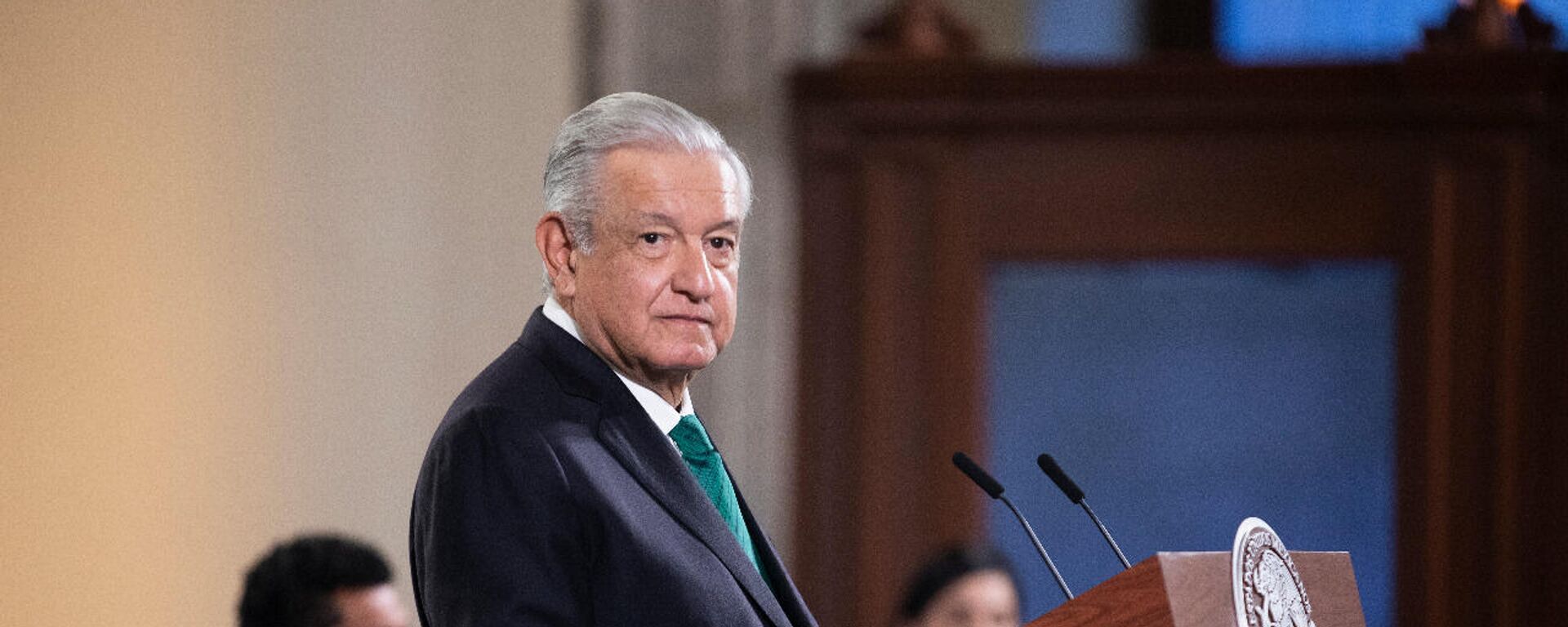 Andrés Manuel López Obrador, presidente de México. - Sputnik Mundo, 1920, 15.11.2021