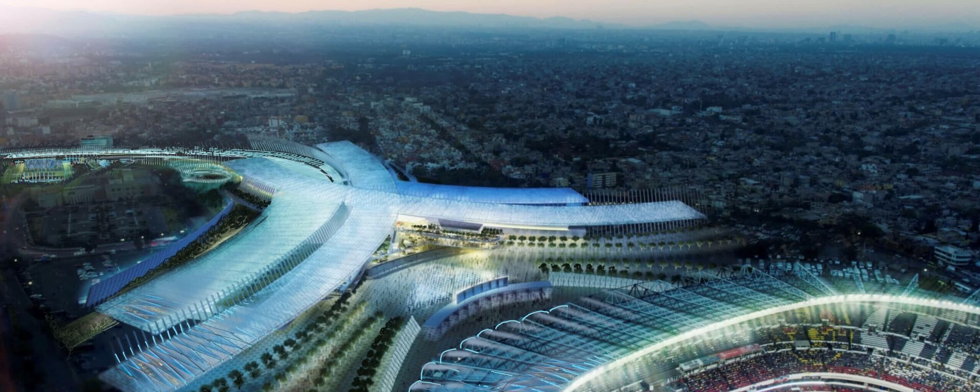 El proyecto Conjunto Estadio Azteca - Sputnik Mundo, 1920, 03.11.2021