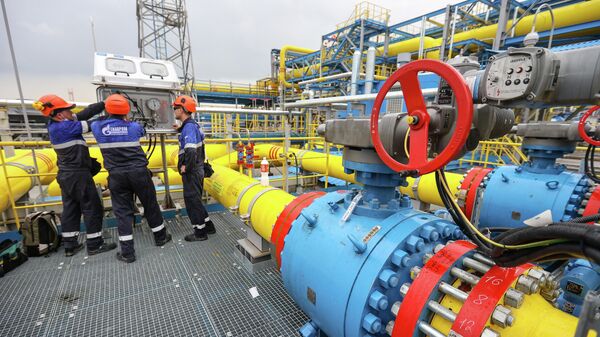Instalación gasística de Gazprom (archivo) - Sputnik Mundo