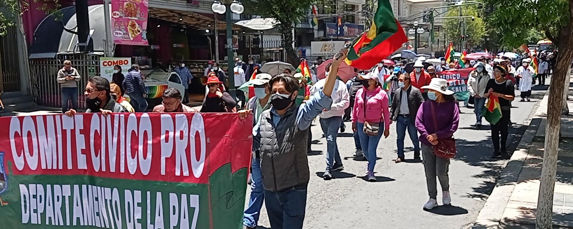 Movilización de protesta contra el Gobierno de Bolivia - Sputnik Mundo, 1920, 17.11.2021