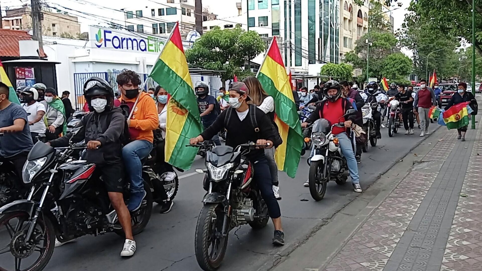 Protestas por el paro en Bolivia - Sputnik Mundo, 1920, 08.12.2021