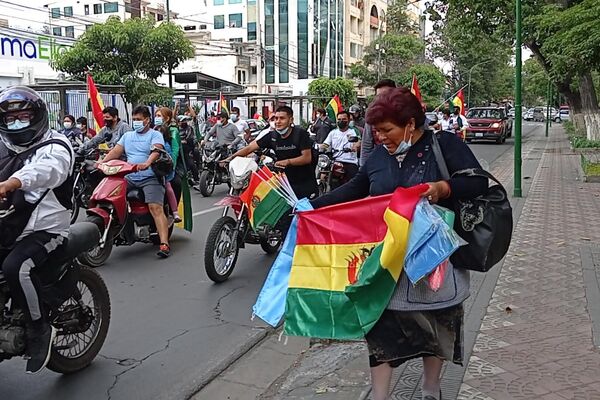 Protestas por el paro en Bolivia - Sputnik Mundo