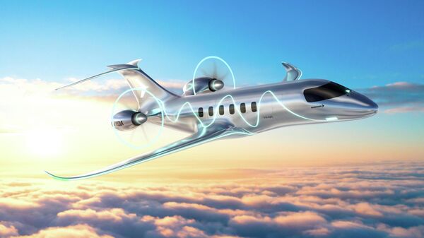 Un concepto de avión de Embraer (Energia H2 Fuel Cell) - Sputnik Mundo