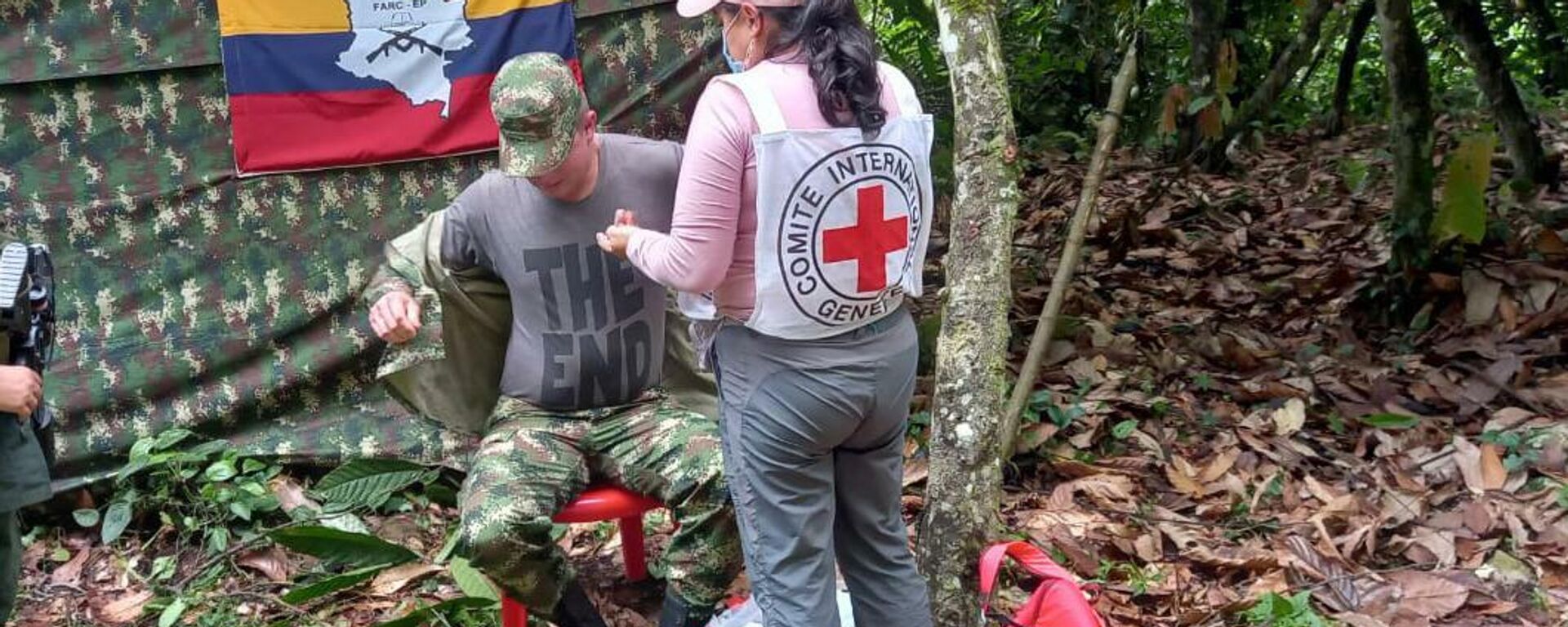 Las disidencias del Frente 33 de la antigua guerrilla de las FARC entregaron ante una comisión humanitaria al soldado Dayan Leonardo Ávila Chona, del Ejército Nacional de Colombia - Sputnik Mundo, 1920, 16.11.2021