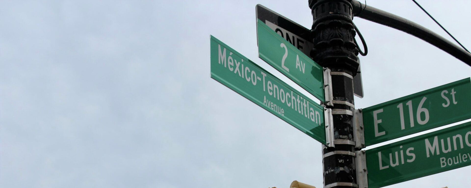 Avenida México Tenochtitlan en Manhattan, Nueva York. - Sputnik Mundo, 1920, 22.11.2021