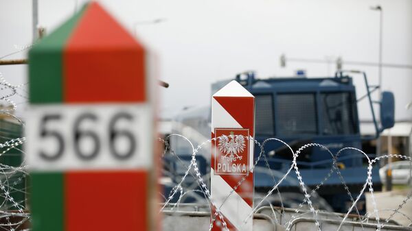 La situación en la frontera entre Bielorrusia y Polonia - Sputnik Mundo