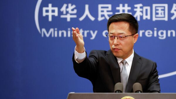 Zhao Lijian, portavoz del Ministerio de Exteriores chino - Sputnik Mundo