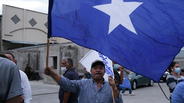 Partidarios del Partido Nacional de Honduras - Sputnik Mundo