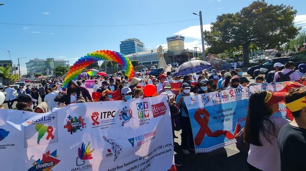 Marcha en Nicaragua en el Día Mundial de la Lucha contra el SIDA - Sputnik Mundo