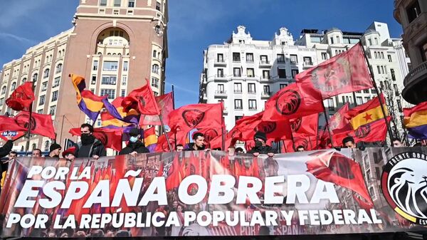 Una marcha reclama la III República en Madrid en el aniversario de la Constitución - Sputnik Mundo