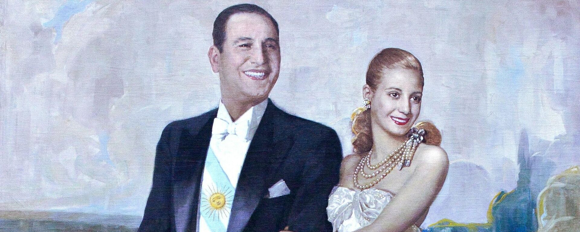 Retrato del expresidente Juan Domingo Perón y María Eva Duarte de Perón - Sputnik Mundo, 1920, 22.02.2023