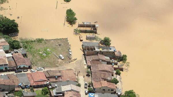 Inundaciones en Brasil - Sputnik Mundo