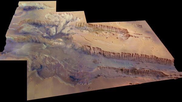 Valles Manieris, zona de Marte donde hay yacimientos de agua.  - Sputnik Mundo