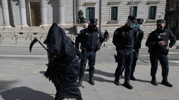 Las protestas a favor de la ley de eutanasia en España (archivo) - Sputnik Mundo
