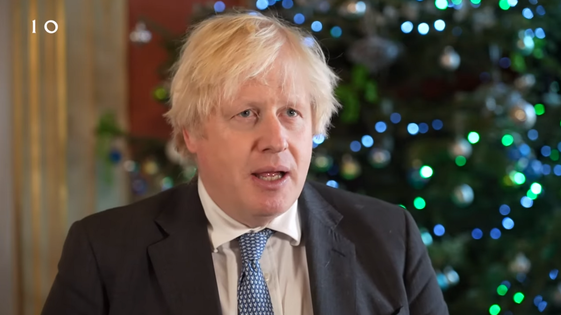 Boris Johnson, primer ministro de Reino Unido, durante su mensaje de Navidad a las Islas Malvinas, el 23 de diciembre del 2021 - Sputnik Mundo, 1920, 26.12.2021