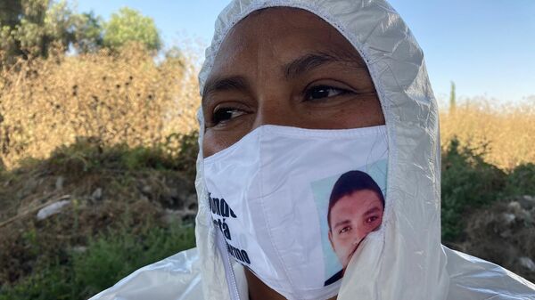 Dionisia Pelcastre, madre de David Ramírez Pelcastre, desaparecido desde el 22 de septiembre de 2017  - Sputnik Mundo