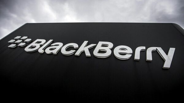 El logo de BlackBerry - Sputnik Mundo