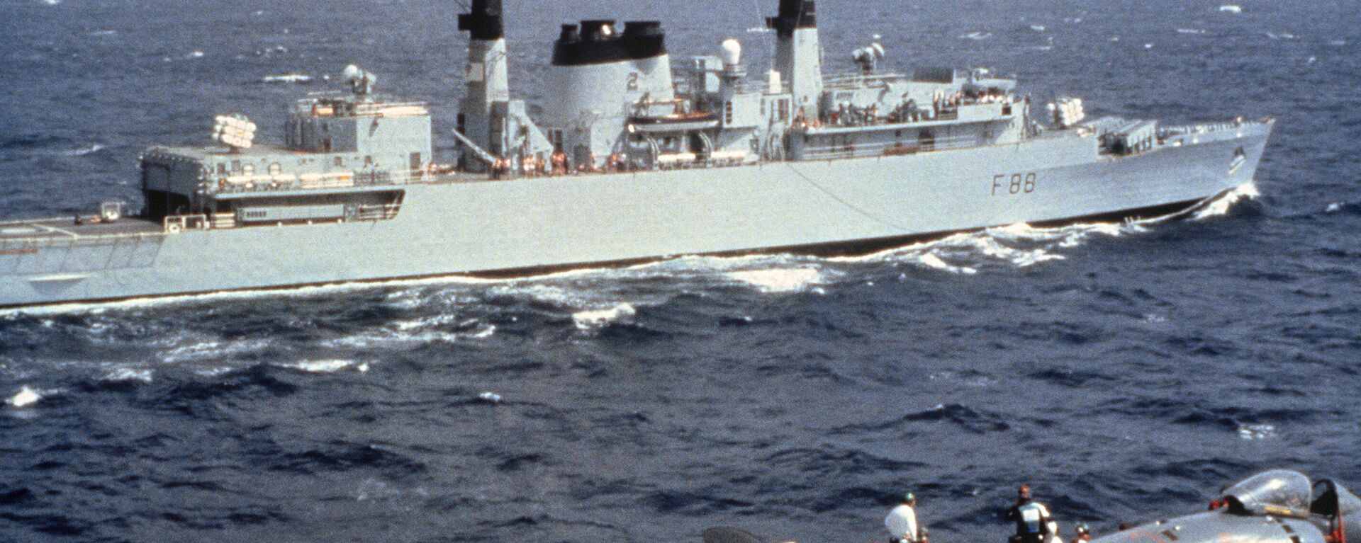 Un buque de guerra británico en 1982 (archivo) Un buque de guerra británico en 1982 (archivo) - Sputnik Mundo, 1920, 03.01.2022