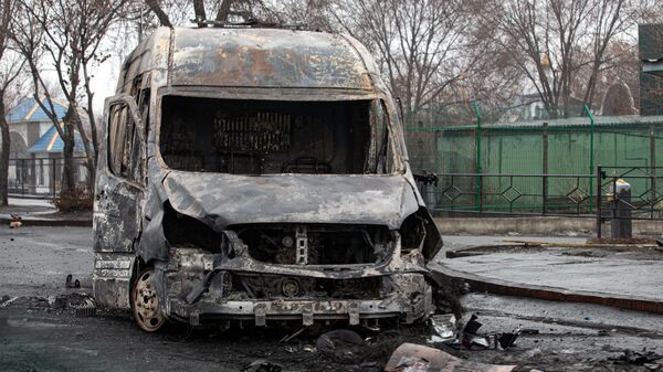 Los daños, causados por disturbios en Kazajistán - Sputnik Mundo