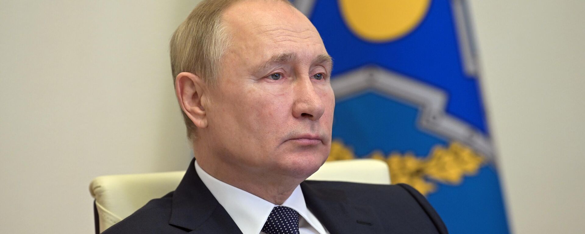 El presidente de Rusia, Vladímir Putin, durante la cumbre extraordinaria del Consejo de Seguridad Colectiva de la Organización del Tratado de Seguridad Colectiva (OTSC)  - Sputnik Mundo, 1920, 10.01.2022