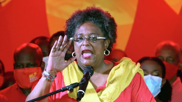La primera ministra de Barbados - Sputnik Mundo