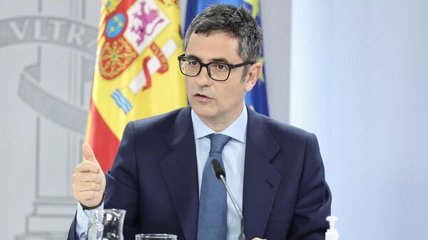 El ministro de Presidencia del Gobierno de Pedro Sánchez, Félix Bolaños - Sputnik Mundo