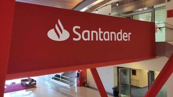 Logo de Banco Santander - Sputnik Mundo